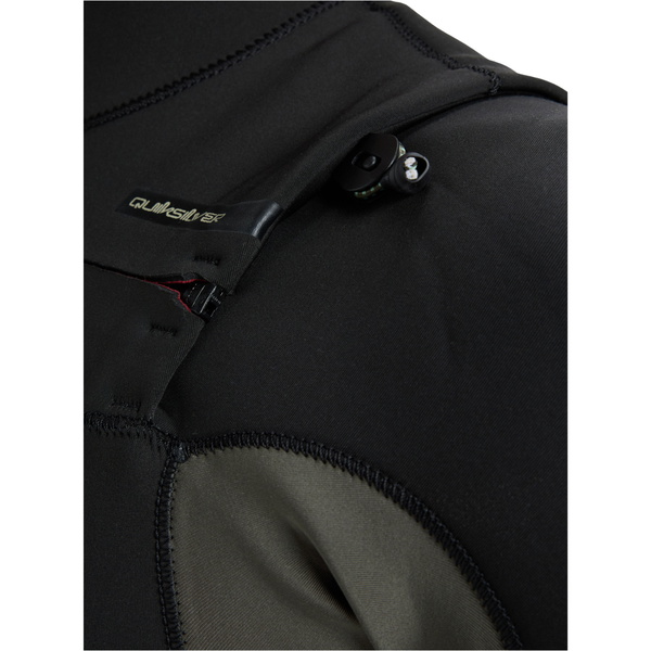 2025 Quiksilver Da Uomo Everyday Sessions 3/2mm Chest Zip Muta EQYW103202 - Thyme